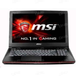 15.6″ Ноутбук MSI GE62 2QC-636XRU черный