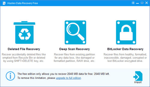 Программа Halseo Data Recovery Free