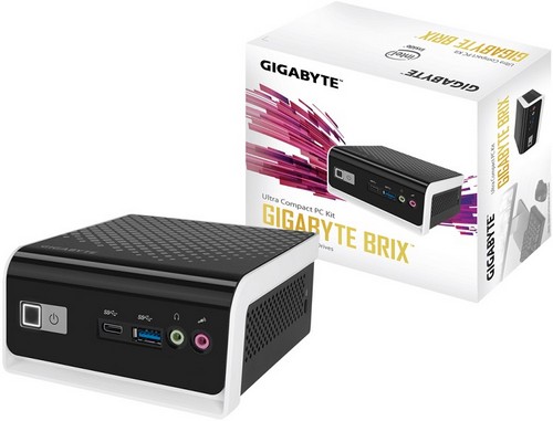 Gigabyte представила два мини-компьютера Brix с процессорами Intel Gemini Lake