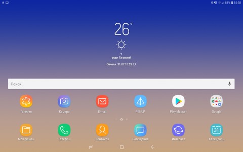 Первый взгляд на Samsung Galaxy Tab S4