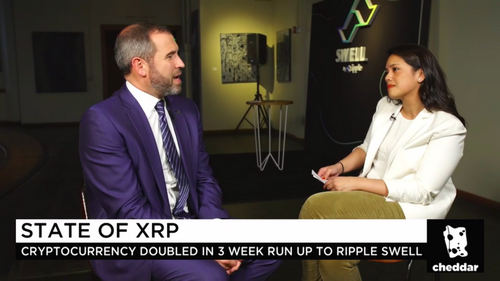 Ripple CEO о том, почему XRP лучше, чем BTC: «Это в 1000 раз быстрее и дешевле»