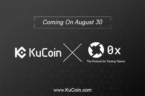 Торговая платформа KuCoin Cryptocurrency зарегистрировала сегодня токен 0x протокола (ZRX)