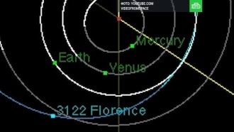 В РАН оценили угрозу астероида Florence для Земли