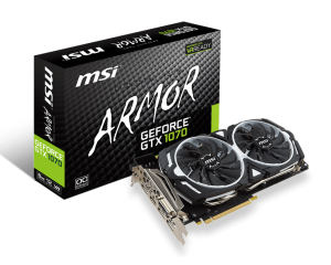 MSI GeForce GTX 1070 ARMOR OC