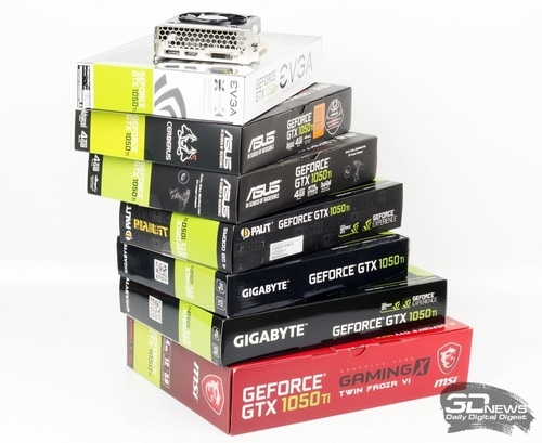 Народный выбор 8 моделей GeForce GTX 1050 Ti