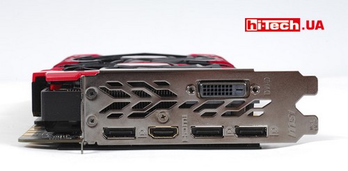 Видеокарта MSI GeForce GTX 1070 Ti GAMING 8G крупная по высоте, но ширину производитель сохранил в пределах двух слотов
